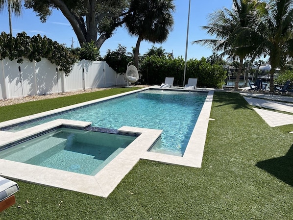 Pool and Spa with view