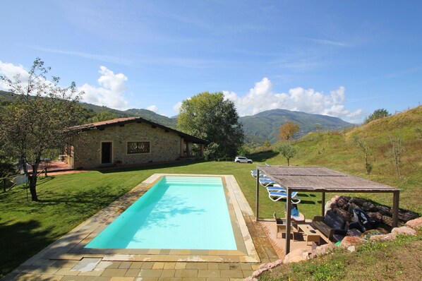 Ferienhaus in der Garfagnana mit Panoramablick