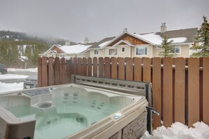 Fenced-In Patio | Private Hot Tub