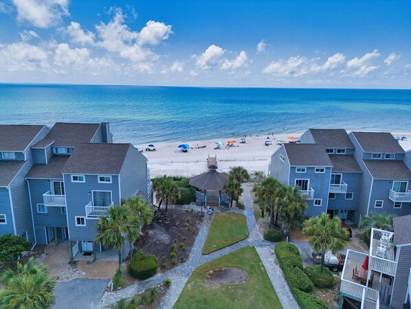 Beach access is a breeze, just 3 blocks in distance