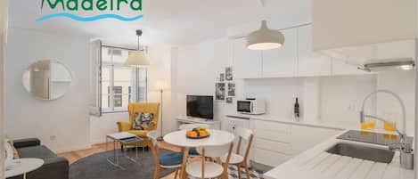 The Open Plan Livjng Area Of Heart Of Old Town Apartment 1 In Funchal Old Town By Ourmadeira