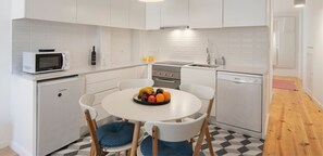 The Dining Area And Fully Equipped Kitchen Of Heart Of Old Town Apartment 1 By Ourmadeira