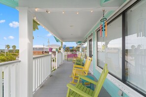 Vibrant Front Porch