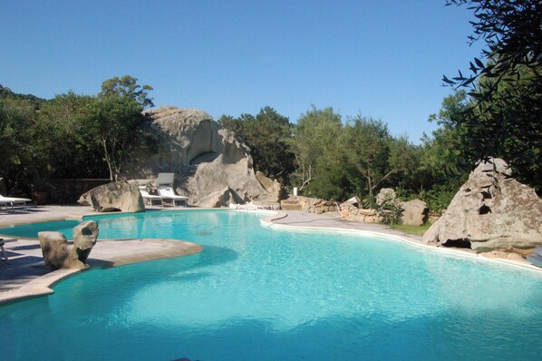 Vue sur piscine