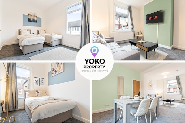 A charming 2-bedroom house fully furnished as a perfect home away from home, situated Located in the heart of Redcar town centre by Yoko Property