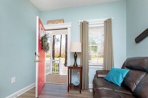 entrance into the living room