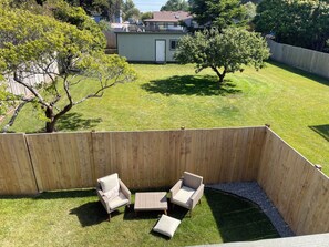 View from private studio apartment.