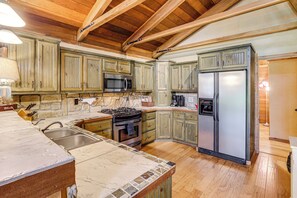 Kitchen | 2-Story Cabin | Keurig & Drip Coffee Makers
