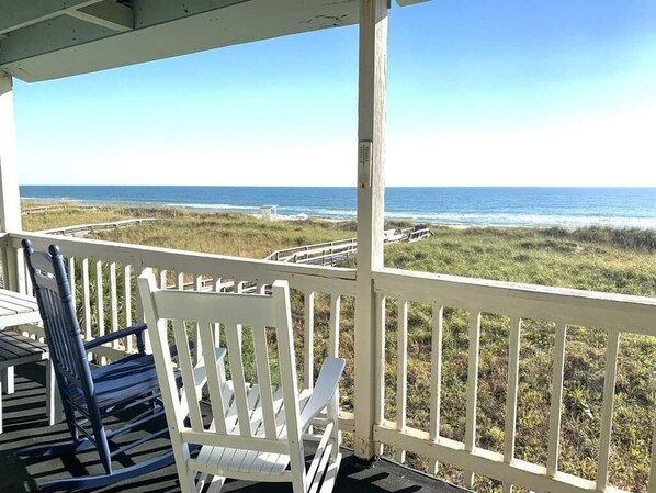 Oceanfront Seating to watch the Sunrise