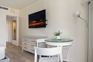 hotel room seating area