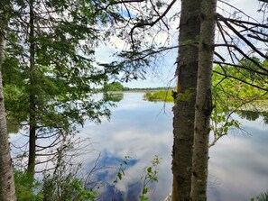 Take in the peaceful river views from the property, perfect for fishing or simply unwinding by the water. A boat is provided!