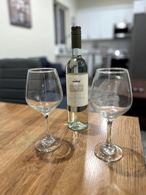 Complimentary bottle of wine!