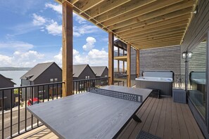 Sports Suite - Basement Level: Outdoor ping pong on patio