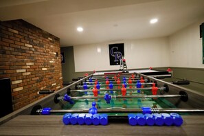 Full-size foosball table for friends and family fun!