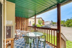 Private Deck | Dining Space | Walkable Location