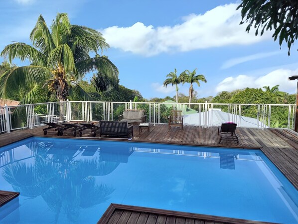 Swimming pool view