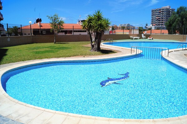 Vista a la piscina