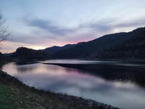 Vue sur lac