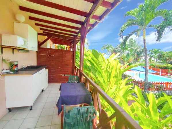 Swimming pool view