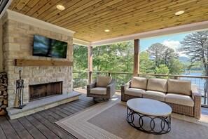 Deck off main floor