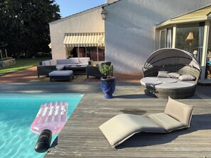 Vista a la piscina