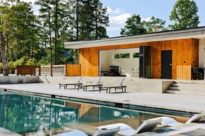 The community pool and hot tub are now open for the season! Available daily from 9 AM to 10 PM — perfect for relaxing mornings or evening swims.