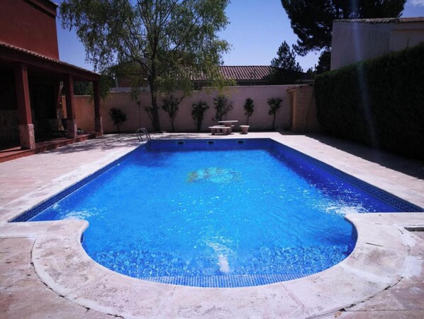 Vista a la piscina