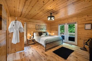 Cozy beds and complimentary robes