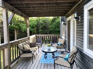 Back of deck. This area is now also a screened in (new in 2024)