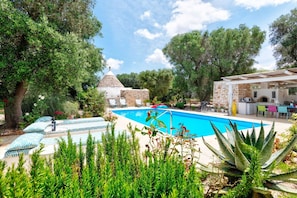 Vue sur piscine