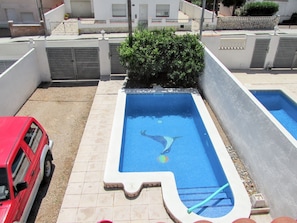 Vue sur piscine