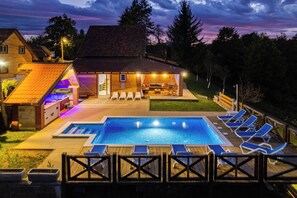 Vista a la piscina