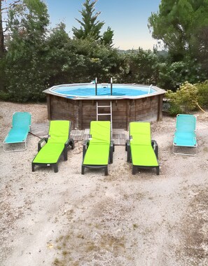 Vue sur piscine