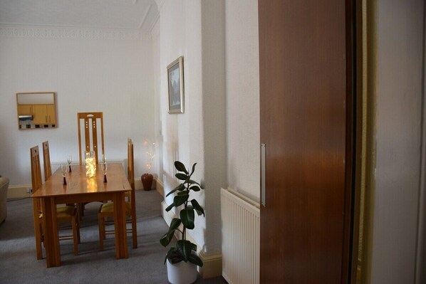 Spacious dining area