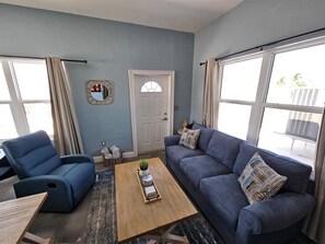 Living room and couch.