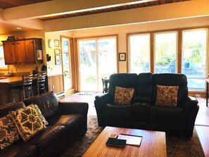 Sea Pines Living Area and Kitchen Seating - Sea Pines living area and kitchen seating.