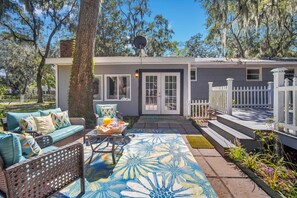 backyard and patio