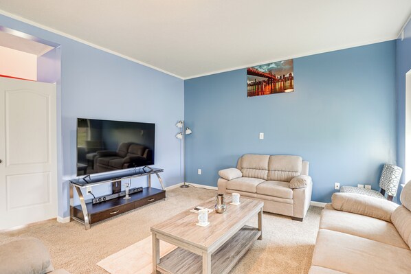 West Henrietta Vacation Rental | 3BR | 2.5BA | Stairs Required | 1,954 Sq Ft