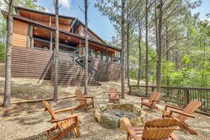 Cabin Exterior | Private Hot Tub | BBQ Grill (Propane Provided)