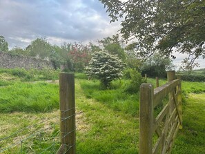 Gate between orchard and vegetable garden