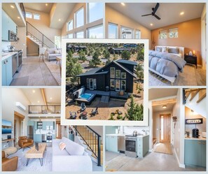 Join us at Cascade Vista! Mountain views, play room, hot tub, fire place & more
