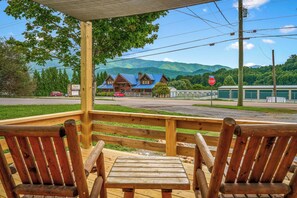 Perfect for sipping your morning coffee or enjoying a glass of wine in the evening. This porch is the ideal spot to relax.