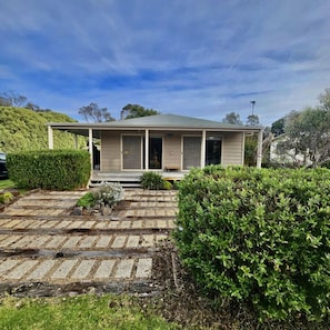 Outside of the house