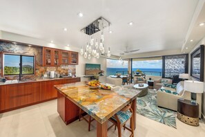 Kitchen and Living Room