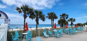 View of beach from Clubhouse pool