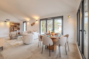 Living and dining room