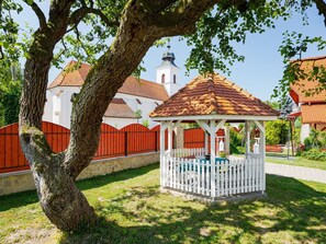 Haus, Dach, Garten, Garten, Rasen, Landscaping, Hazienda, Auffahrt, Hinterhof, Villa