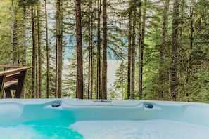View from the hot tub