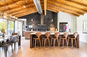 "wow, this home is straight from a magazine" I cannot say enough about this beautiful property! It’s absolutely gorgeous inside and out. We loved everything about it and especially loved spending our mornings drinking coffee by the pool and our afternoons lounging in the pool.