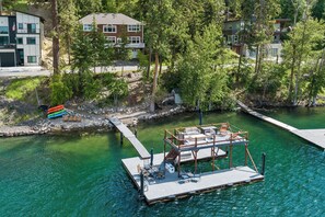 Amazing 3700+ sq. ft. home with private beach and dock